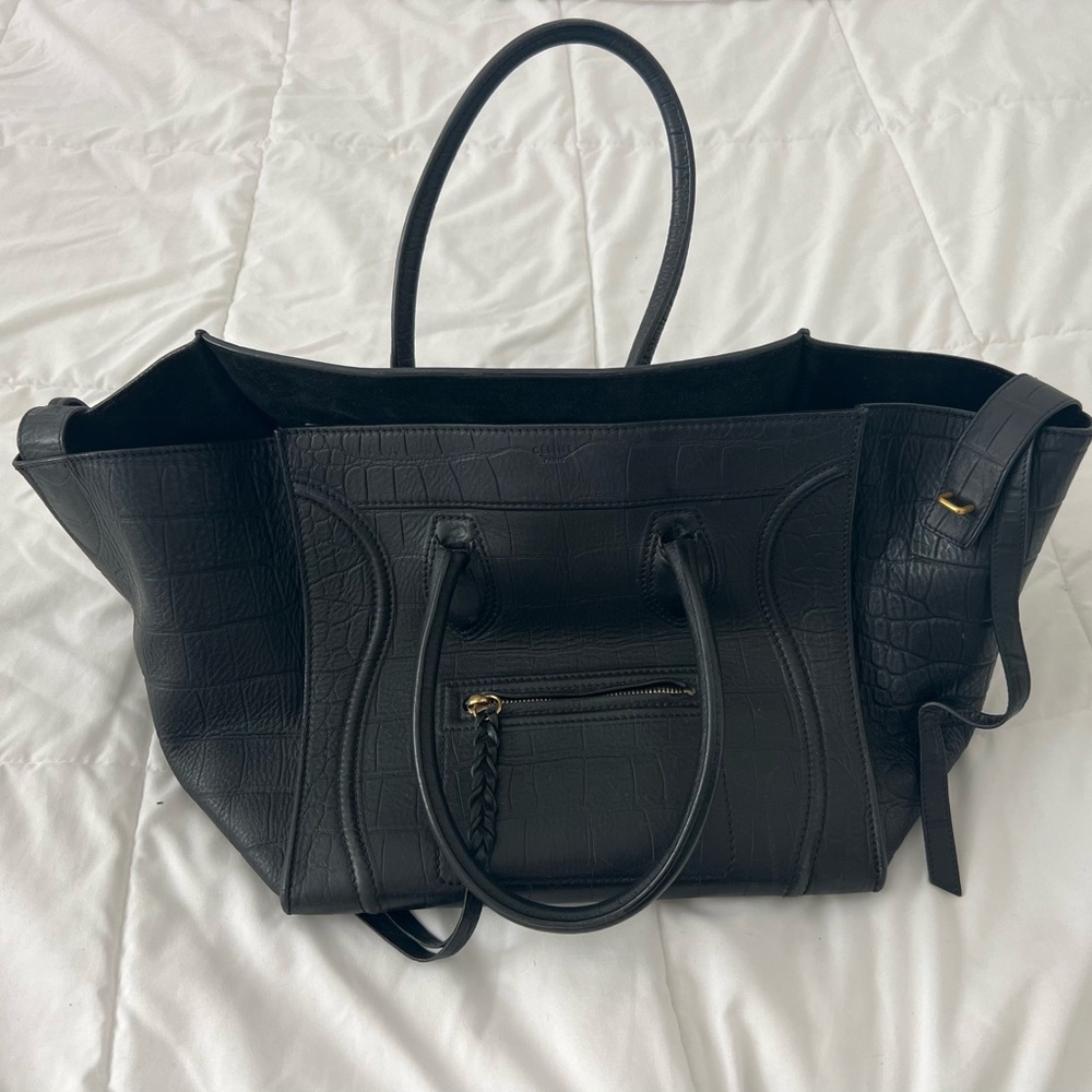 Celine black bag. Worn twice.